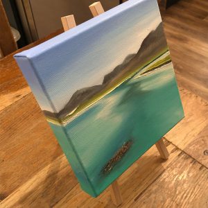 View From Seilebost 20cm x 20cm